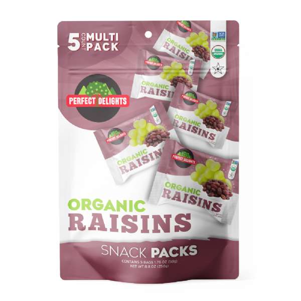 Organic Raisins 5x50g