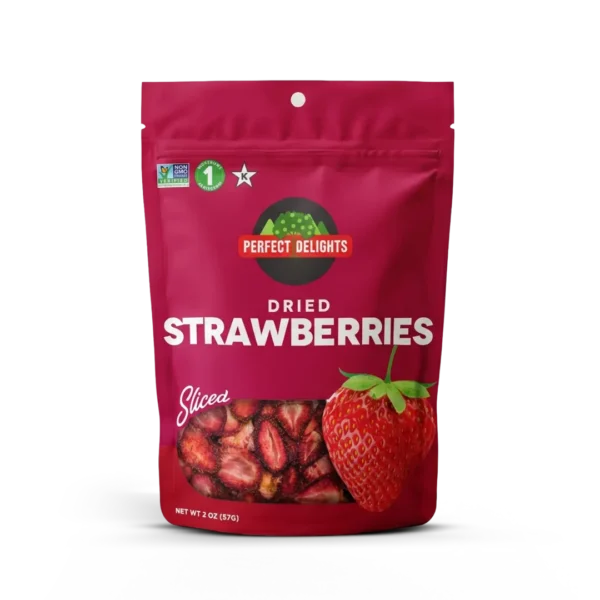 Organic Sliced Strawberries