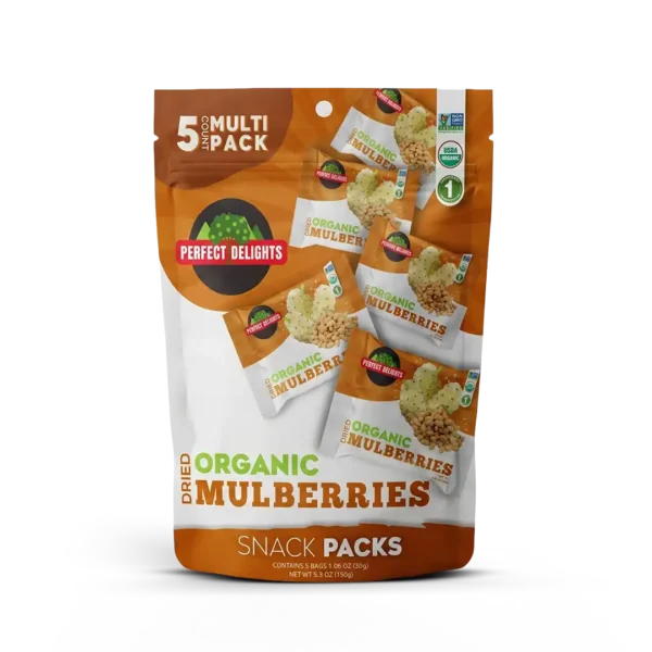 Organic Dried Mulberries Multipack