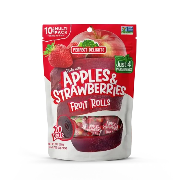 Apple & Strawberry Fruit Rolls