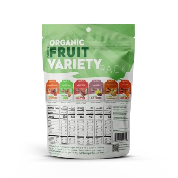 Organic Dried Fruits Variety Pack